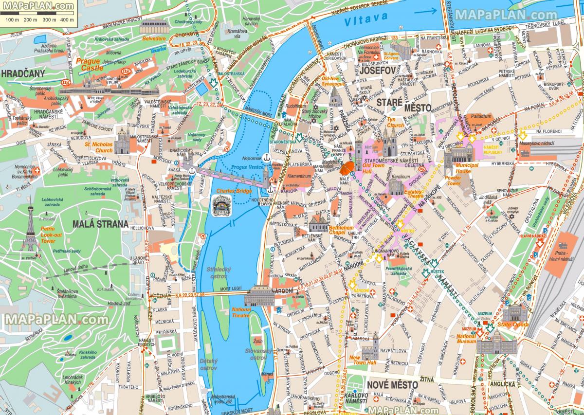 オフライン地図のプラハ
