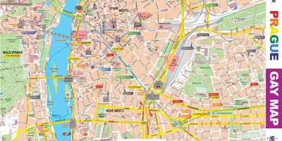 地図のア地図プラハ