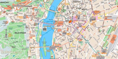 オフライン地図のプラハ