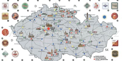 プラハーバーの地図