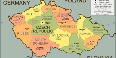 プラハ国-地図